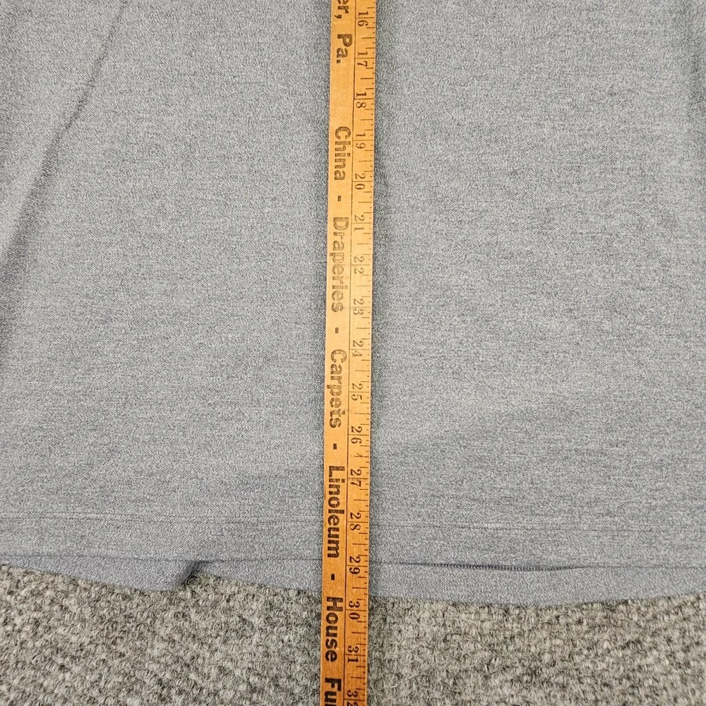 Lululemon Evolution Polo Shirt Mens Large Heathered Grey Short Sleeve Golf Top